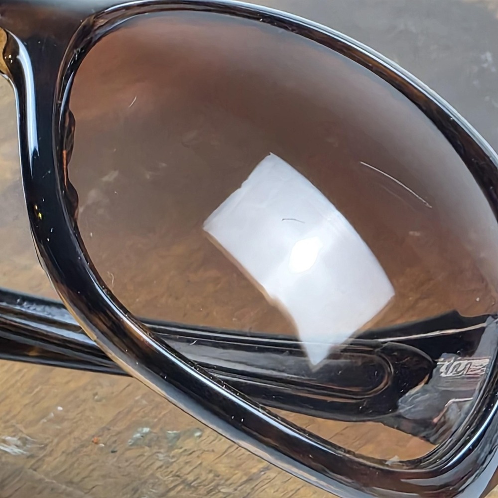 Oakley Necessity Sunglasses Womens 60-18 Brown Tortoise Oversized Wrap Tinted - Picture 12 of 16